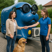 Charger l'image dans la galerie, Remorque toilettage canine 